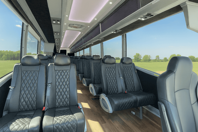 coach bus in Burbank