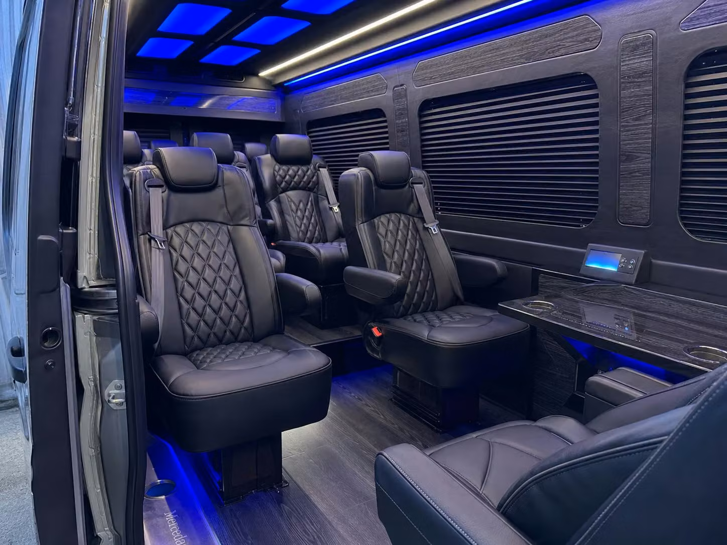 sprinter van transportation for groups and events across burbank
